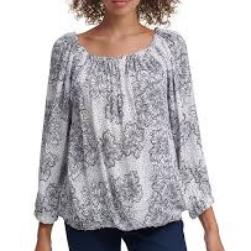NWT Tommy Hilfiger Flowy Boatneck Top